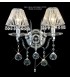 Wall Lamp Switched 2 Light Polished Chrome, Crystal - 5