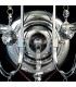 Wall Lamp Switched 2 Light Polished Chrome, Crystal - 6