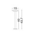 Nitro 44cm Outdoor Bollard Sandy Black LED 12W 469lm IP65 3000K-7