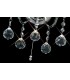 Wall Lamp Switched 2 Light Polished Chrome, Crystal - 7