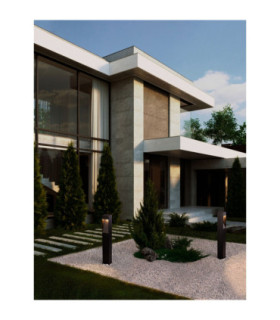 Maddi 60cm Outdoor Bollard Dark Anthracite LED 7W 235lm 3000K IP65-2