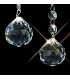 Wall Lamp Switched 2 Light Polished Chrome, Crystal - 10