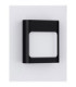 Tall Outdoor Flush Wall Lamp Sandy Black LED 6W 388lm IP54 3000K-3