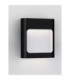 Tall Outdoor Flush Wall Lamp Sandy Black LED 6W 388lm IP54 3000K-4