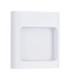 Tall Outdoor Flush Wall Lamp Sandy White LED 6W 388lm IP54 3000K-1