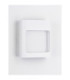 Tall Outdoor Flush Wall Lamp Sandy White LED 6W 388lm IP54 3000K-3