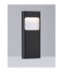 Tall Outdoor Bollard Sandy Black LED 4W 131lm IP54 3000K-4