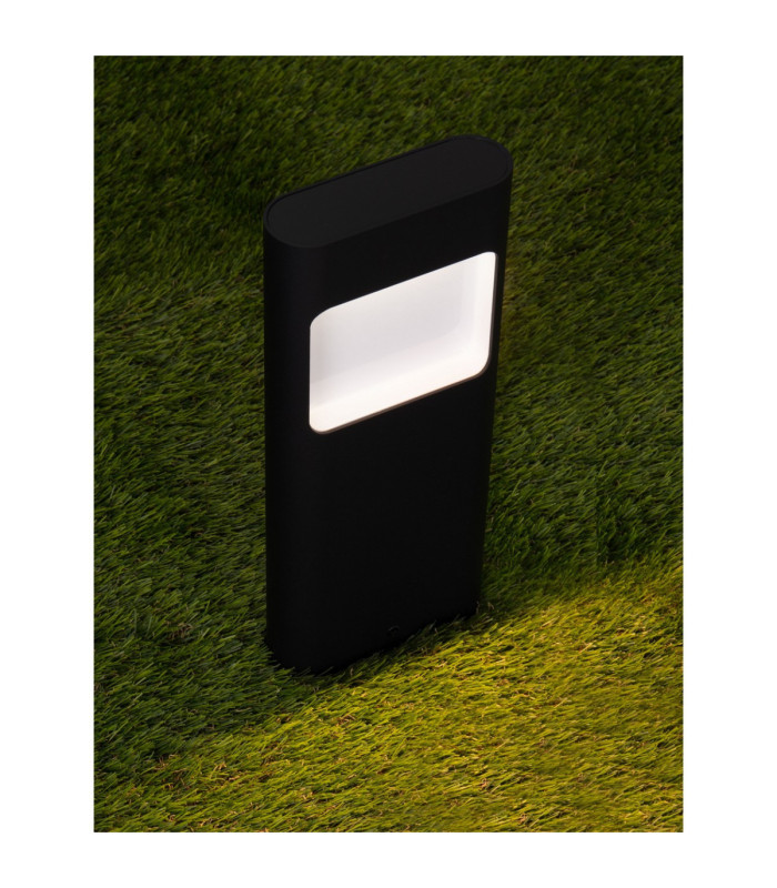 Tall Outdoor Bollard Sandy Black LED 4W 131lm IP54 3000K-5