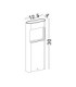 Tall Outdoor Bollard Sandy Black LED 4W 131lm IP54 3000K-8