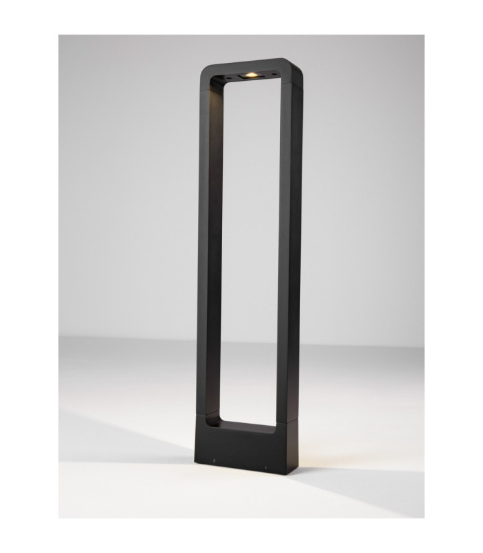 Minimal Outdoor Bollard Sandy Black LED 7W 369lm 3000K IP65-6