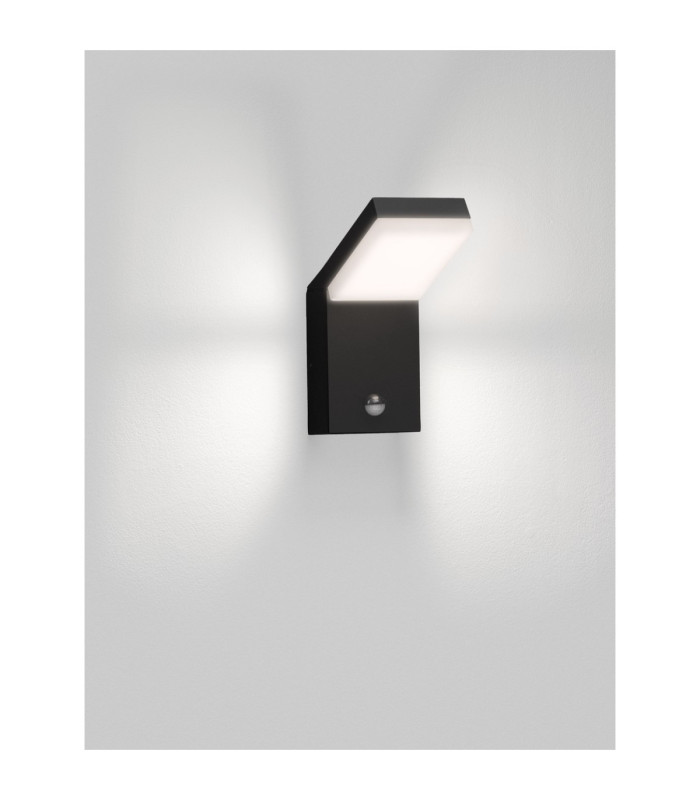 Farge Outdoor Wall Down Lamp Dark Anthracite LED 12W 703lm IP65 3000K Sensor-5