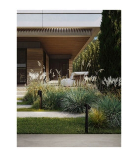 Pec Outdoor Bollard Sandy Black LED 8W 223lm IP65 3000K-2