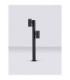 Pec Outdoor Bollard Sandy Black LED 13W 520lm IP65 3000K-3