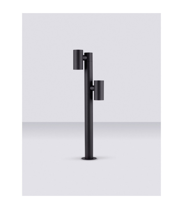 Pec Outdoor Bollard Sandy Black LED 13W 520lm IP65 3000K-3