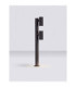 Pec Outdoor Bollard Sandy Black LED 13W 520lm IP65 3000K-7