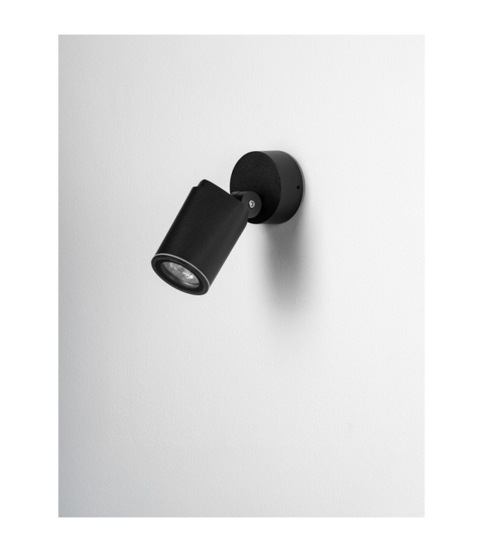 Spy Outdoor Spotlight Sandy Black GU10 1x10W IP65-3