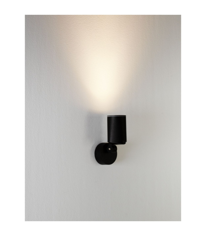 Spy Outdoor Spotlight Sandy Black GU10 1x10W IP65-6