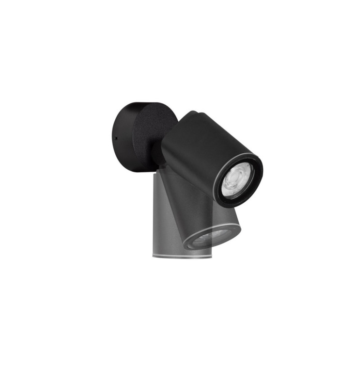 Spy Outdoor Spotlight Sandy Black GU10 1x10W IP65-8