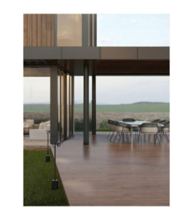 Sento Outdoor Bollard Dark Anthracite LED 3W 135lm 3000K IP65-2