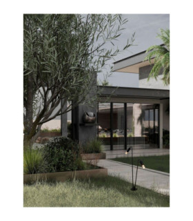 Aether Outdoor Bollard Dark Anthracite LED 10W 141lm 3000K IP65-2