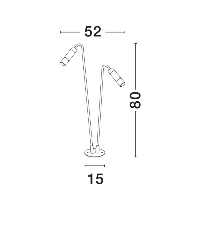 Aether Outdoor Bollard Dark Anthracite LED 10W 141lm 3000K IP65-8