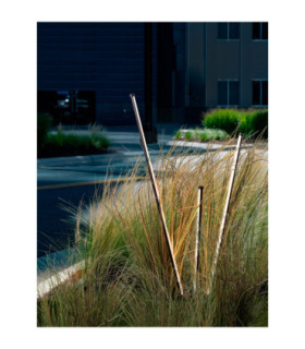 Dessay Outdoor Bollard Sandy Black LED 11W 1113lm 3000K IP65-2