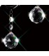 Wall Lamp Switched 1 Light Polished Chrome, Crystal - 4