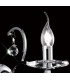 Wall Lamp Switched 1 Light Polished Chrome, Crystal - 6