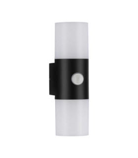 Paul Outdoor Up Down Wall Lamp Sandy Black LED 10W 893lm 3000K IP65 PIR Sensor-1
