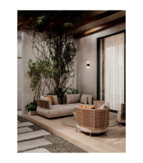 Paul Outdoor Up Down Wall Lamp Sandy Black LED 10W 893lm 3000K IP65-2