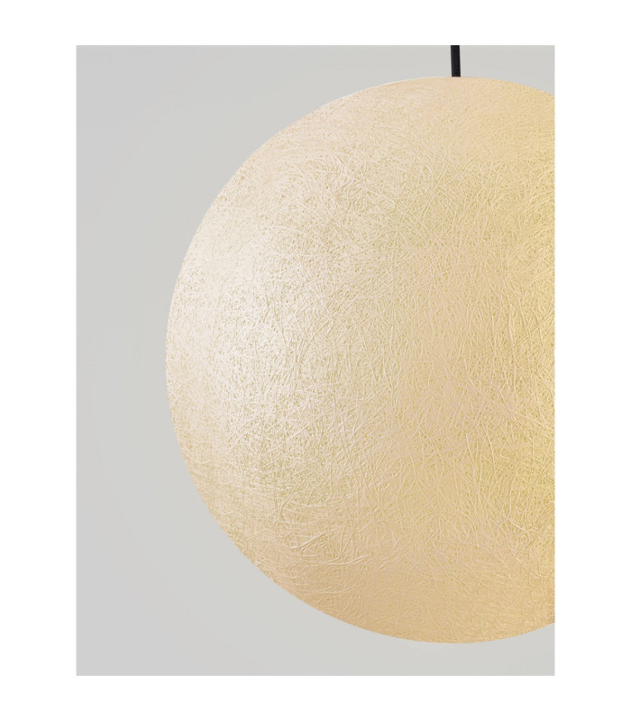 Moon 40cm Globe Pendant Ceiling Light White Black E27 1x12W IP65-5