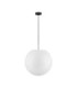 Moon 50cm Globe Pendant Ceiling Light White Black E27 1x12W IP65-1