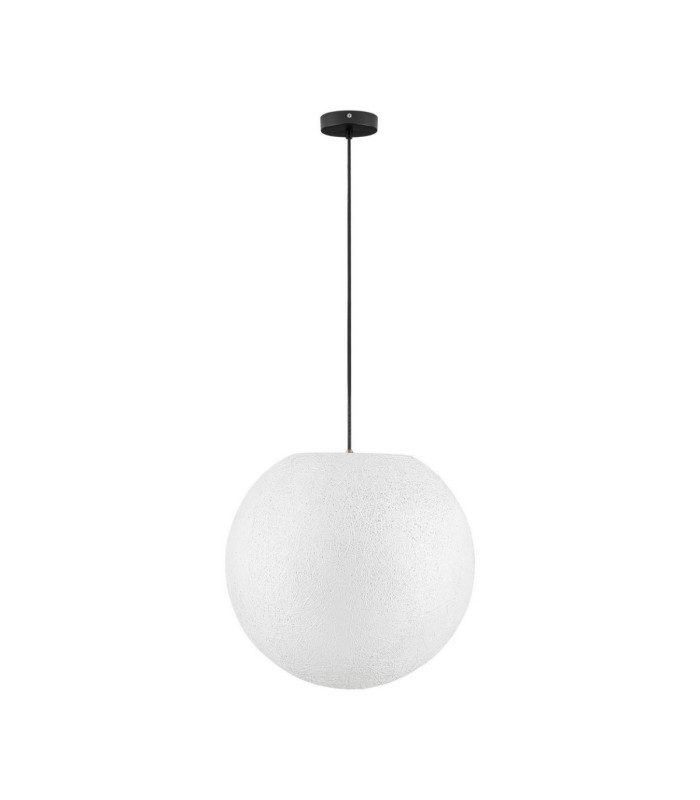 Moon 50cm Globe Pendant Ceiling Light White Black E27 1x12W IP65-1