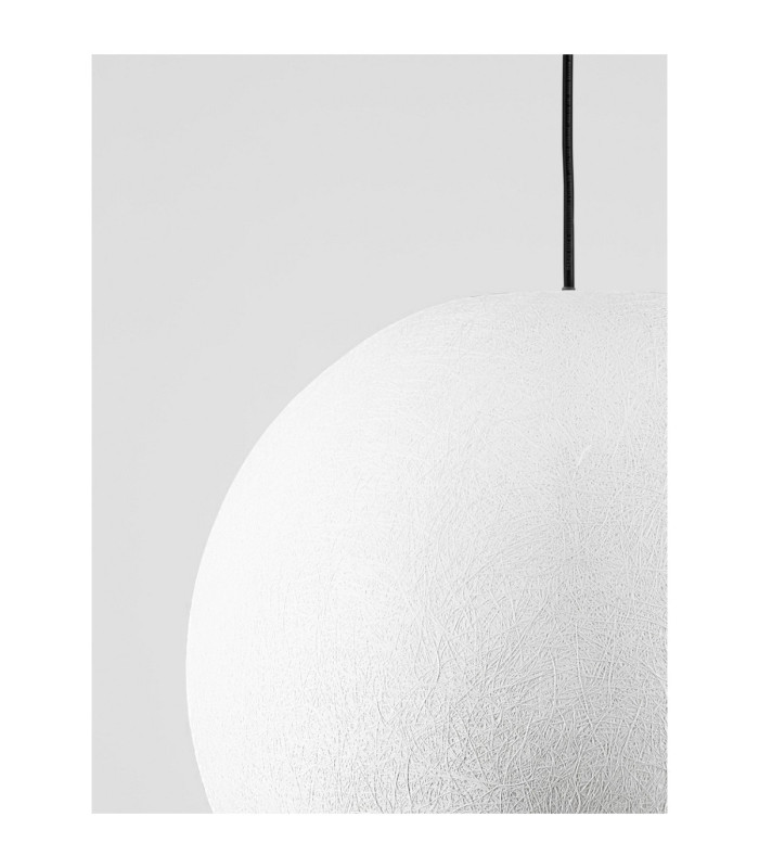 Moon 50cm Globe Pendant Ceiling Light White Black E27 1x12W IP65-5