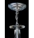 Ceiling Pendant Chandelier 4 Light Polished Chrome, Crystal - 4