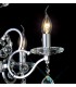 Ceiling Pendant Chandelier 4 Light Polished Chrome, Crystal - 5