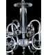 Ceiling Pendant Chandelier 4 Light Polished Chrome, Crystal - 7