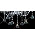 Ceiling Pendant Chandelier 4 Light Polished Chrome, Crystal - 8