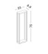 Cosmic 75cm Outdoor Bollard Dark Anthracite LED 8W 489lm 3000K IP65-10