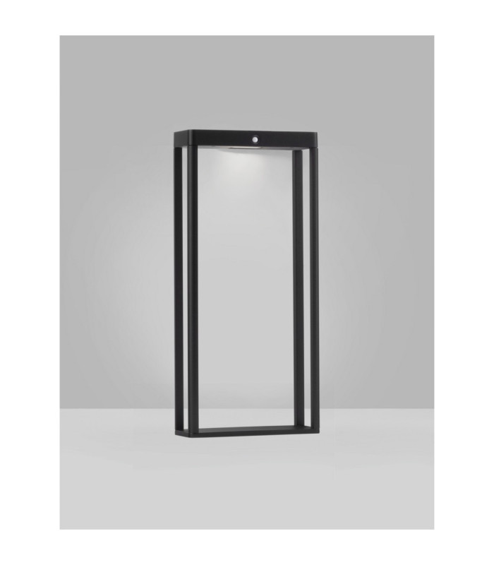 Berni 50cm Outdoor Bollard Dark Anthracite LED 2W 108lm 3000K IP65 Solar PIR Sensor-3