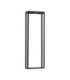 Berni 70cm Outdoor Bollard Dark Anthracite LED 2W 108lm 3000K IP65 Solar PIR Sensor-1