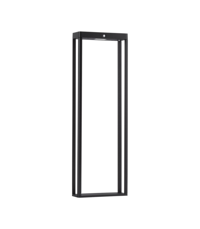 Berni 70cm Outdoor Bollard Dark Anthracite LED 2W 108lm 3000K IP65 Solar PIR Sensor-1