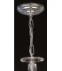 Ceiling Pendant Chandelier 6 Light Polished Chrome, Crystal - 4