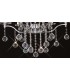 Ceiling Pendant Chandelier 6 Light Polished Chrome, Crystal - 6