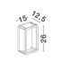 Akmi Outdoor Wall Lantern Dark Anthracite LED 9W 244lm 3000K IP65-8
