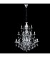 Ceiling Pendant Chandelier 3 Tier 22 Light Polished Chrome, Crystal (Item Requires Assembly) - 2