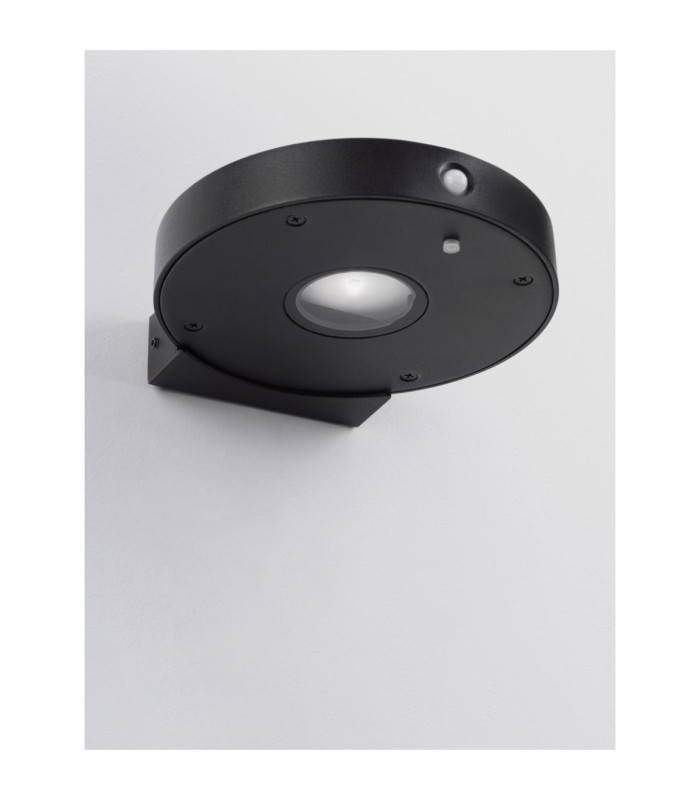 Aigo Outdoor Wall Down Lamp Dark Anthracite LED 2W 145lm 3000K IP65 Solar PIR Sensor-5