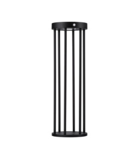 Aigo Outdoor Bollard Dark Anthracite LED 2W 89lm 3000K IP65 Solar PIR Sensor-1