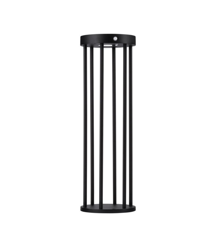Aigo Outdoor Bollard Dark Anthracite LED 2W 89lm 3000K IP65 Solar PIR Sensor-1