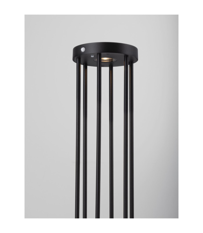Aigo Outdoor Bollard Dark Anthracite LED 2W 89lm 3000K IP65 Solar PIR Sensor-7